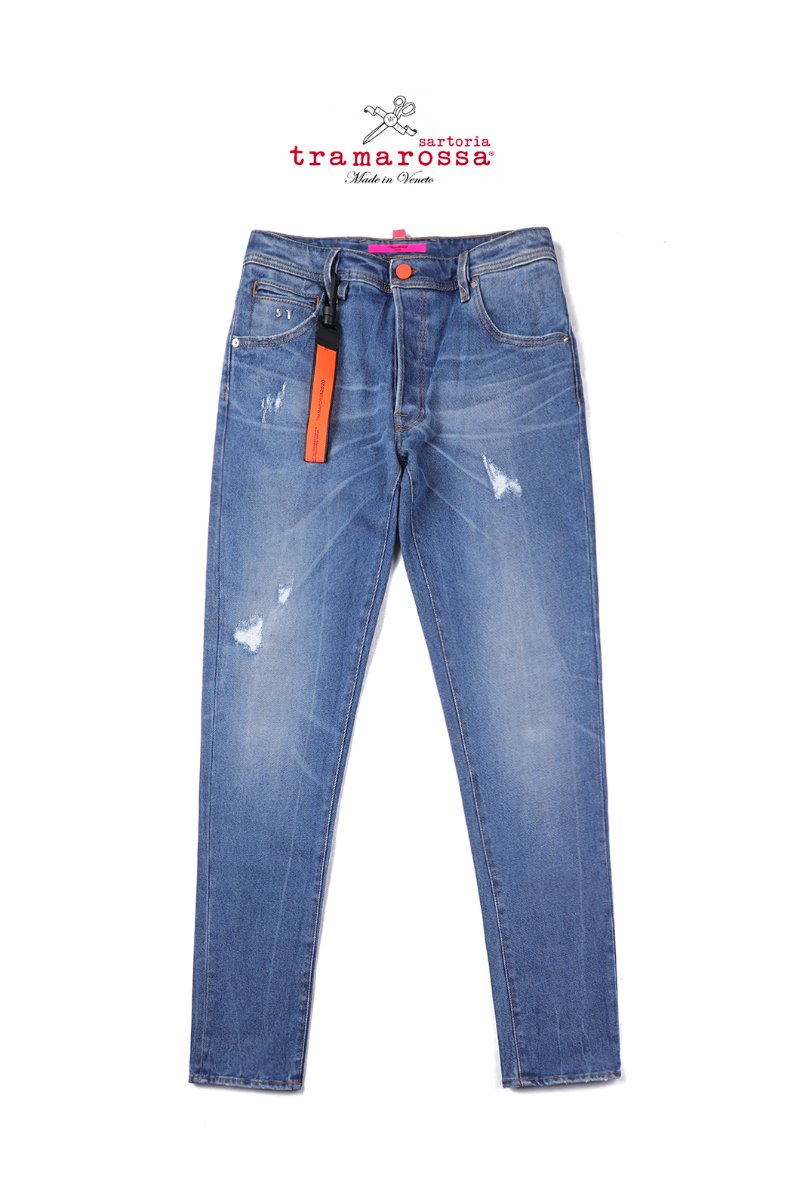 Tramarossa Lenny Multi Destroy Denim Jeans-Blue소량한정수량