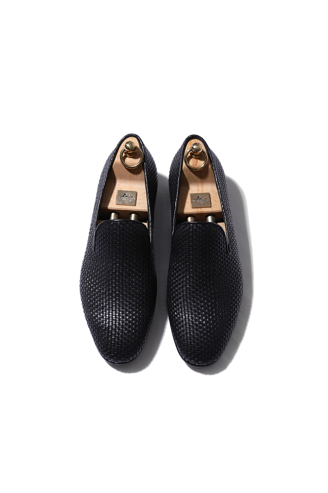 Take438 artisan intrecciato loafer/black