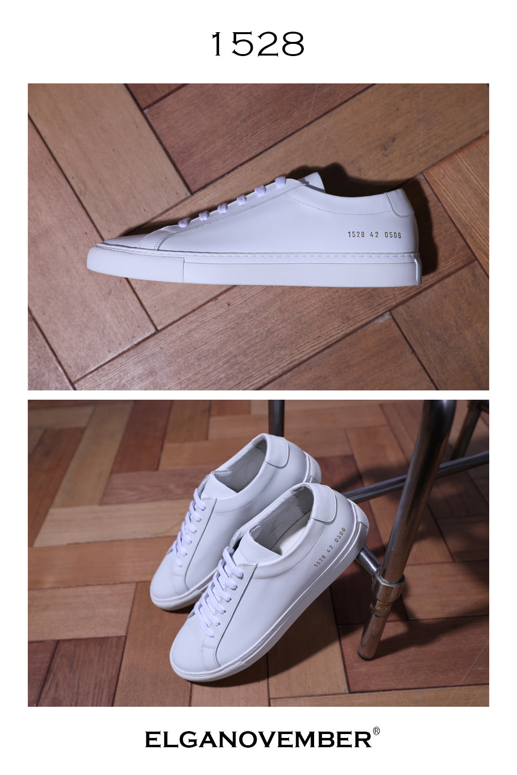 A-1 White Low Sneakers/White-Best Seller!!