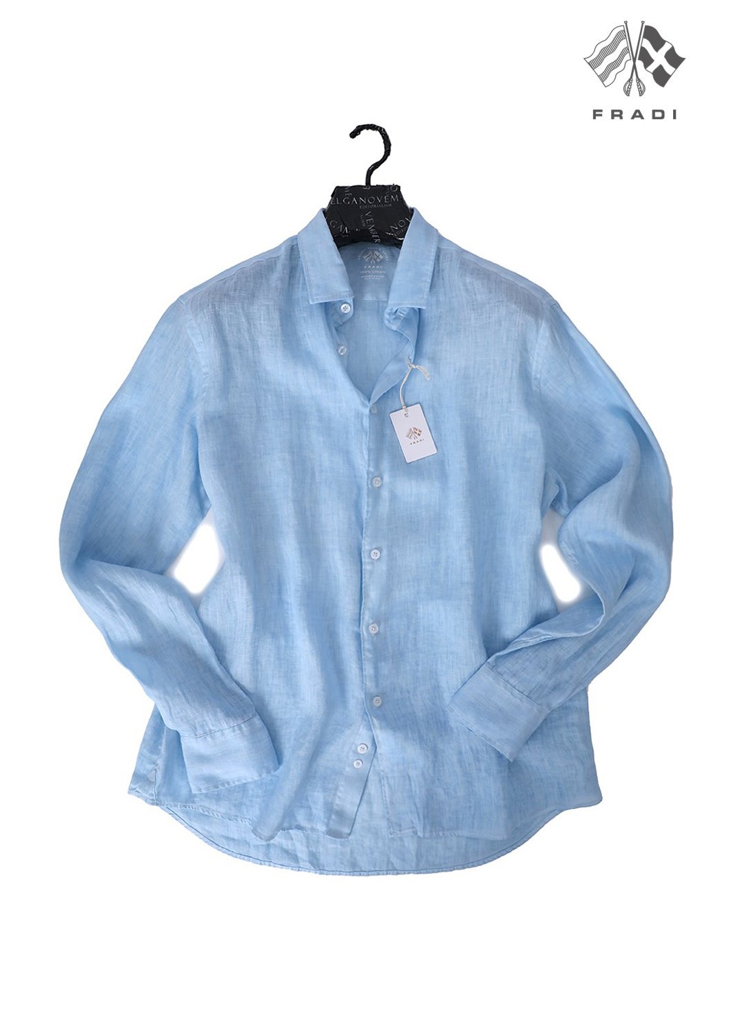 ITALIA Ice Linen Shirt-Ethereal Blue