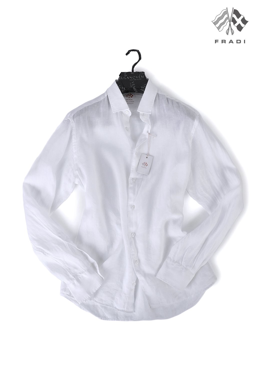 ITALIA Ice Linen Shirt-White