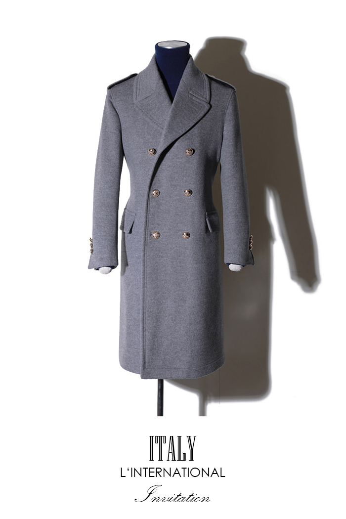 Take398 Commander Italy cashmere coat/gray[Italy series limited edition]