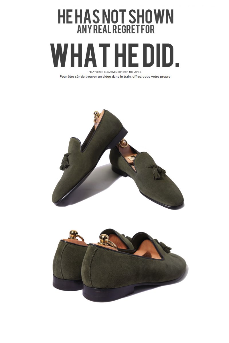 Take363 artisan slipper suede shoes/khaki할인인벤트!