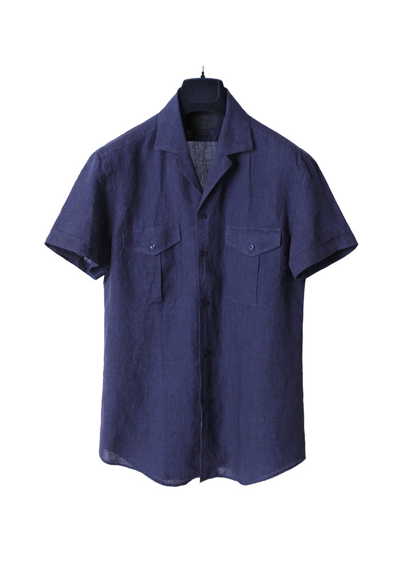 577 ITALIA Butterfly Collar Linen Half Shirt-Mad Violet적극추천-1/2 이상 판매완료