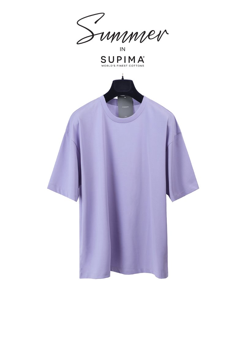 SUPIMA Semi Over T-Shirts-7Color