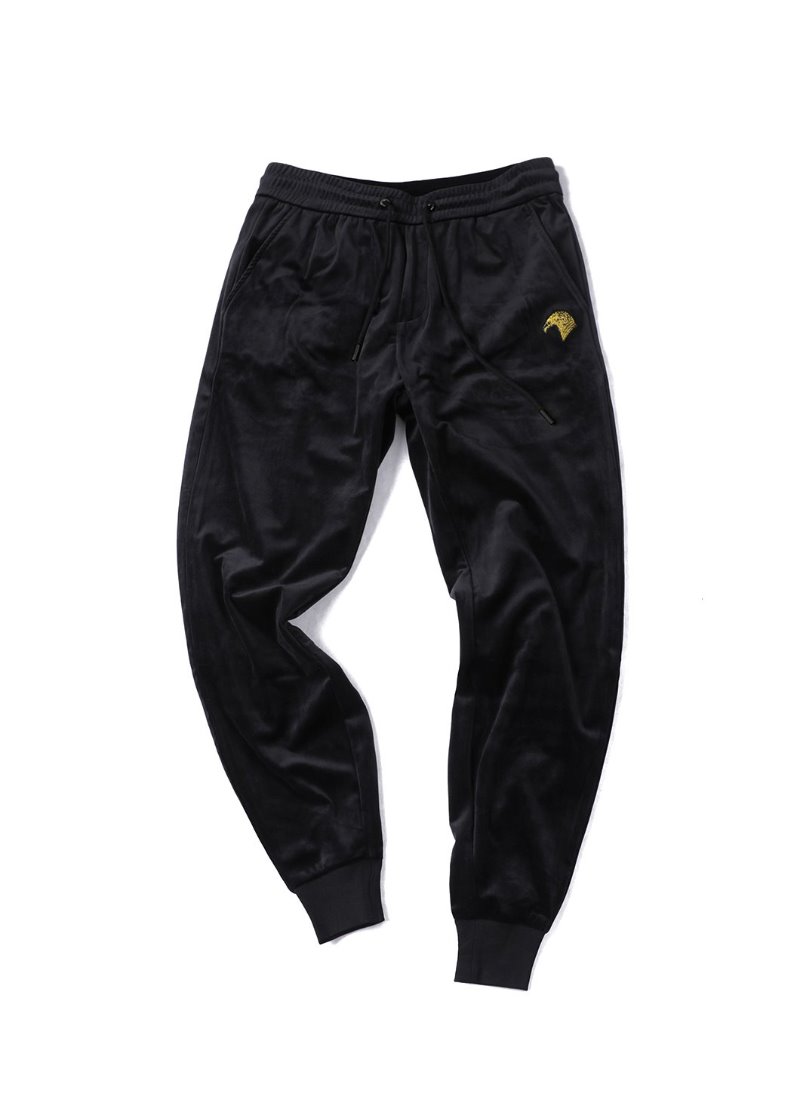 Gold Verr Joggers Pants-Black