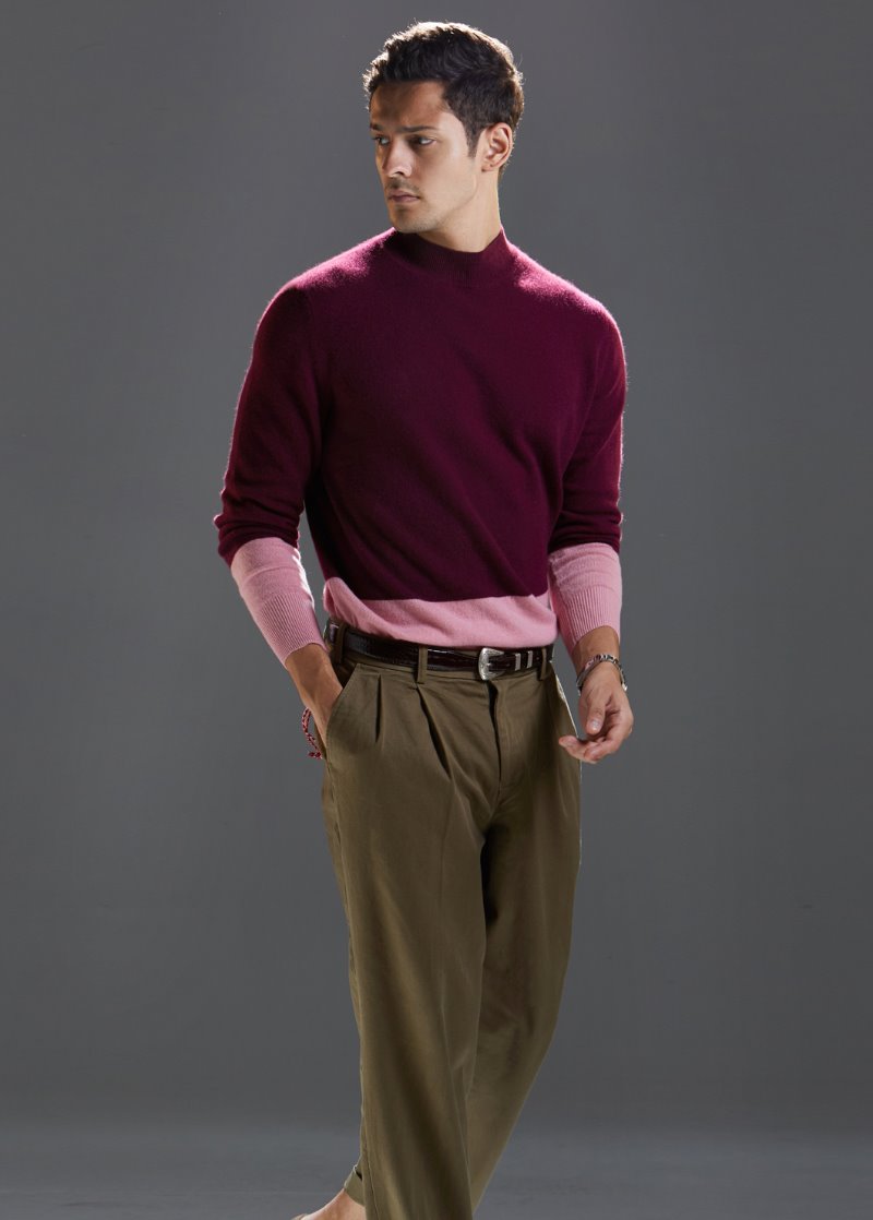 HERGE Cashmere Round Knit-2color