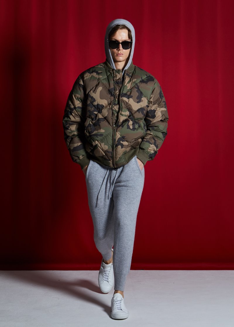 CAMO Duck Down Padding Jumper-Camouflage