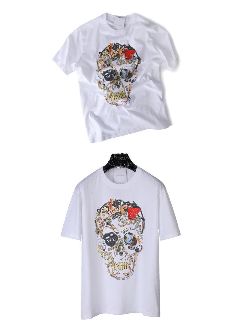 UNION Skull T-Shirts-2Color