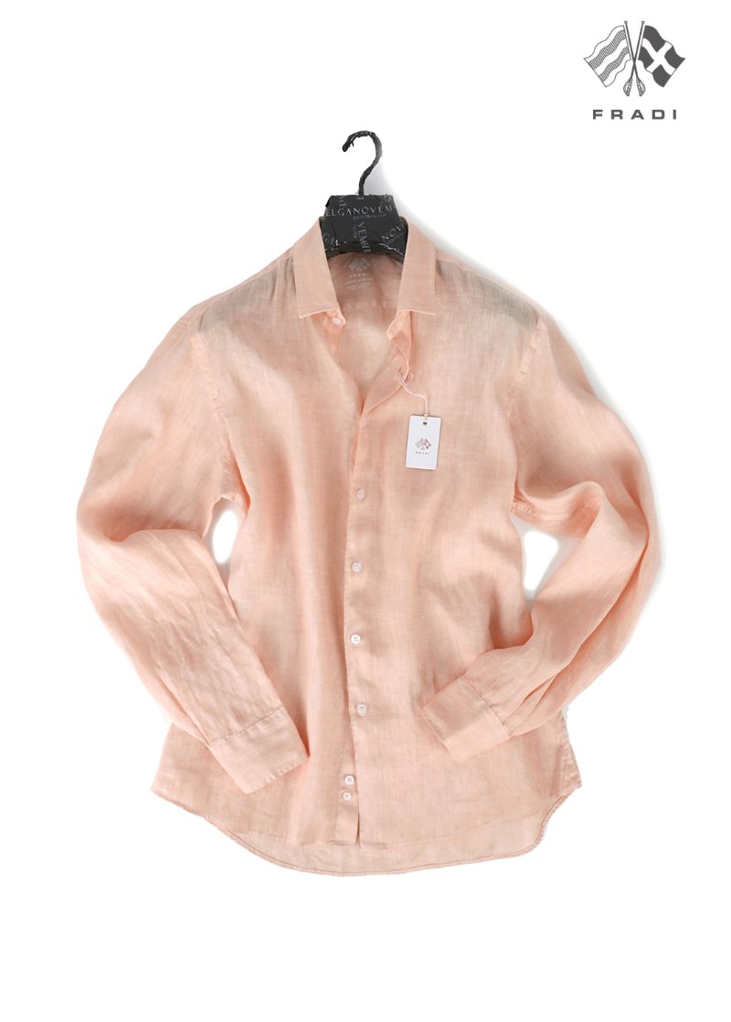 ITALIA Ice Linen Shirt-Flamingo Pink