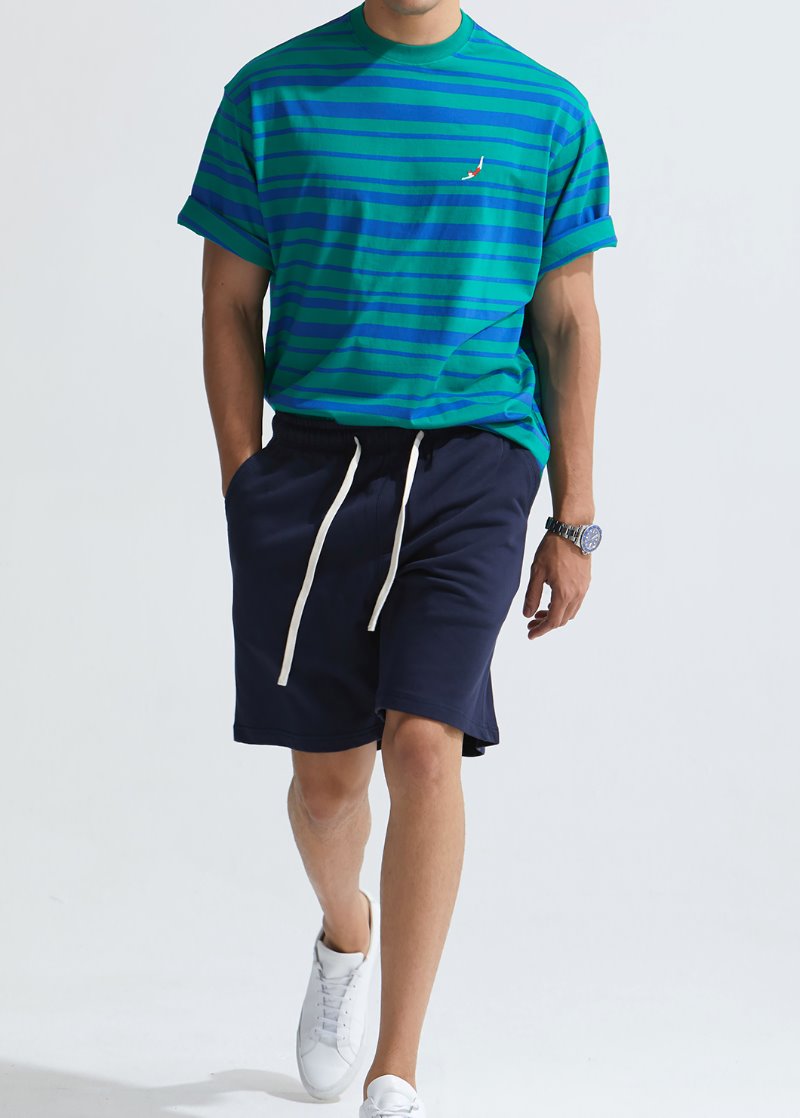 Swimming Stripe T-Shirts-2Color